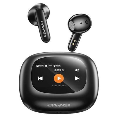 Awei Headphones Bluetooth 5.4 Tp97Tws + Docking Station Black/Black