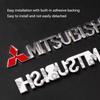 Logo Styling Emblema Distintivo Adesivo Decorativo Lettere Metalliche 3D Per Mitsubishi Eclipse Lancer Outlander ASX Colt I200 Star