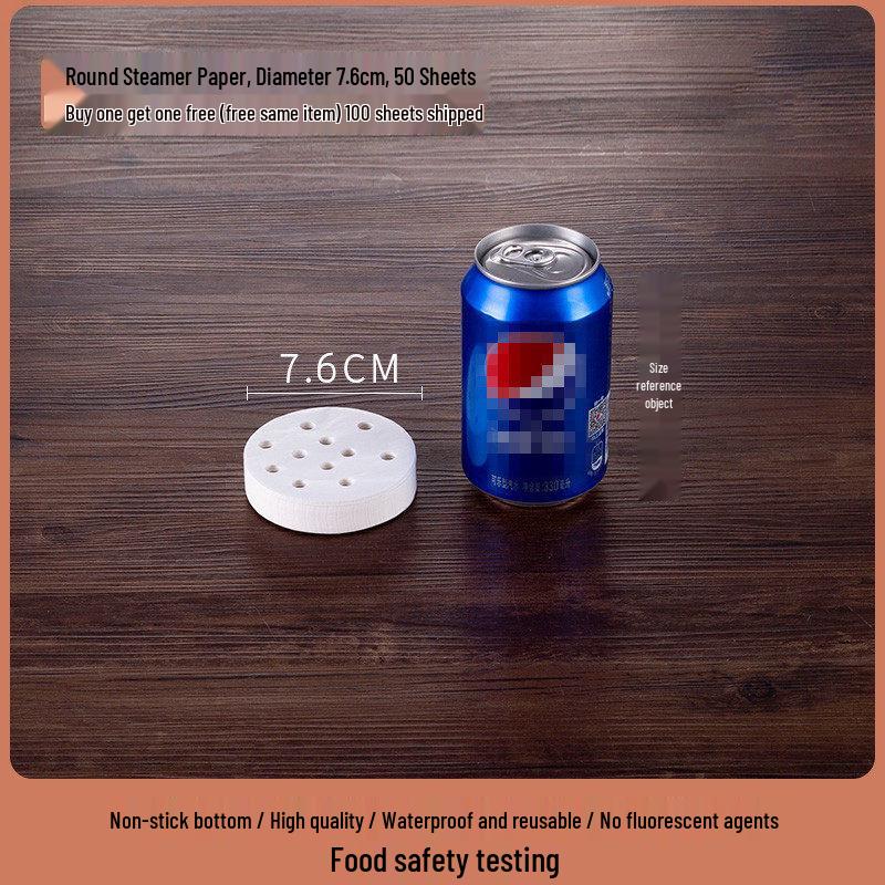 ZISIZ Food-Grade Non-Stick Disposable Steamer Liners