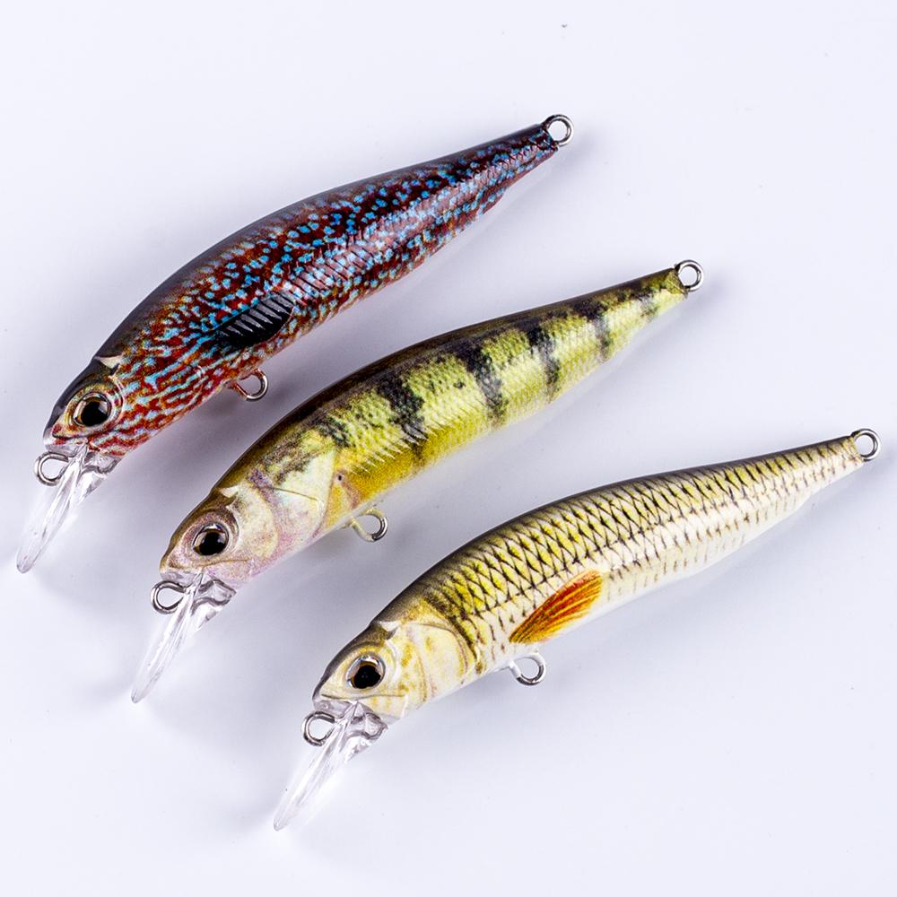 Magnisher 2 Size Sinking Minnow Hard Baits 7.5cm/9.0cm Artificial  Fishing Lures Wobble Silent Jerkbait Long Cast  Bass Perch
