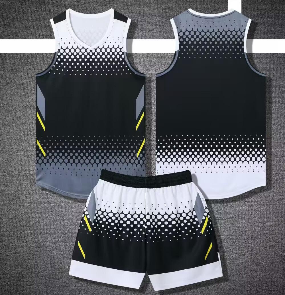 

Комплект баскетбольной формы для взрослых и малышей с быстрым высыханием - Безрукавная майка для летних тренировок и соревнований XL