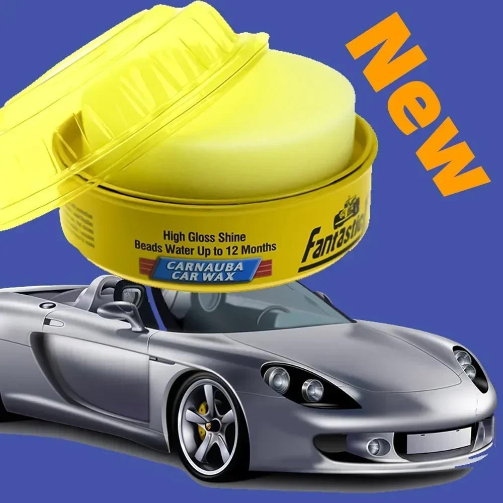 Cera Auto in Pasta di Carnauba - Polish Idrorepellente ad Alta Lucentezza per Dettagli Auto e Rimozione Graffi