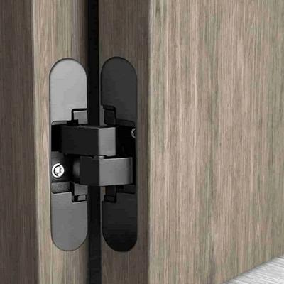 Stainless Steel Hidden Hinges Cross Door Hinge Invisible Folding Hinges Window Accessories Furniture Supplies Hardware