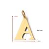 Handmade Stainless Steel English Letter Pendant - Non-Fading Charm