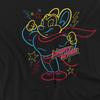Mighty Mouse Unisex Adult Hero Neon T-Shirt