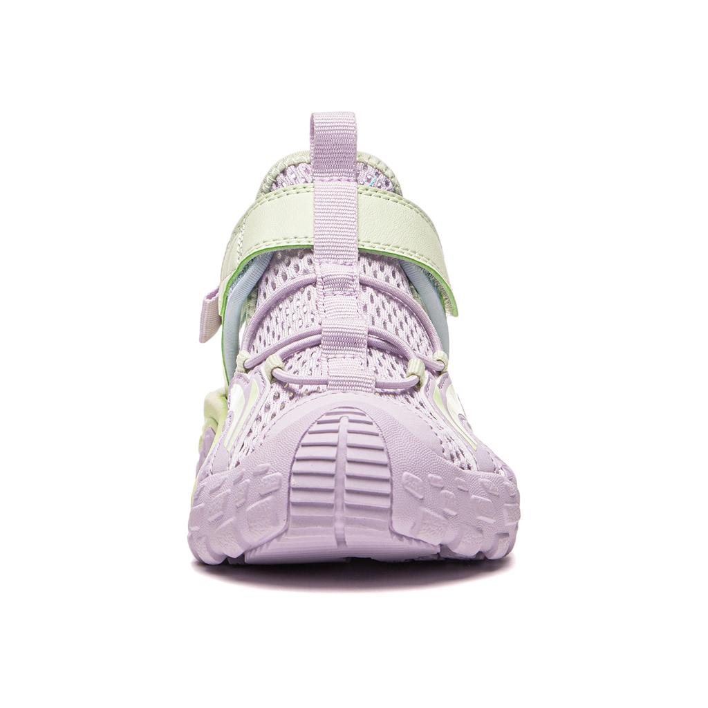 Li Ning Cute Comfortable Trendy Versatile Breathable Low-Top Kids Sandals Kids sandals Light-Purple Light-Green YKKU026-2