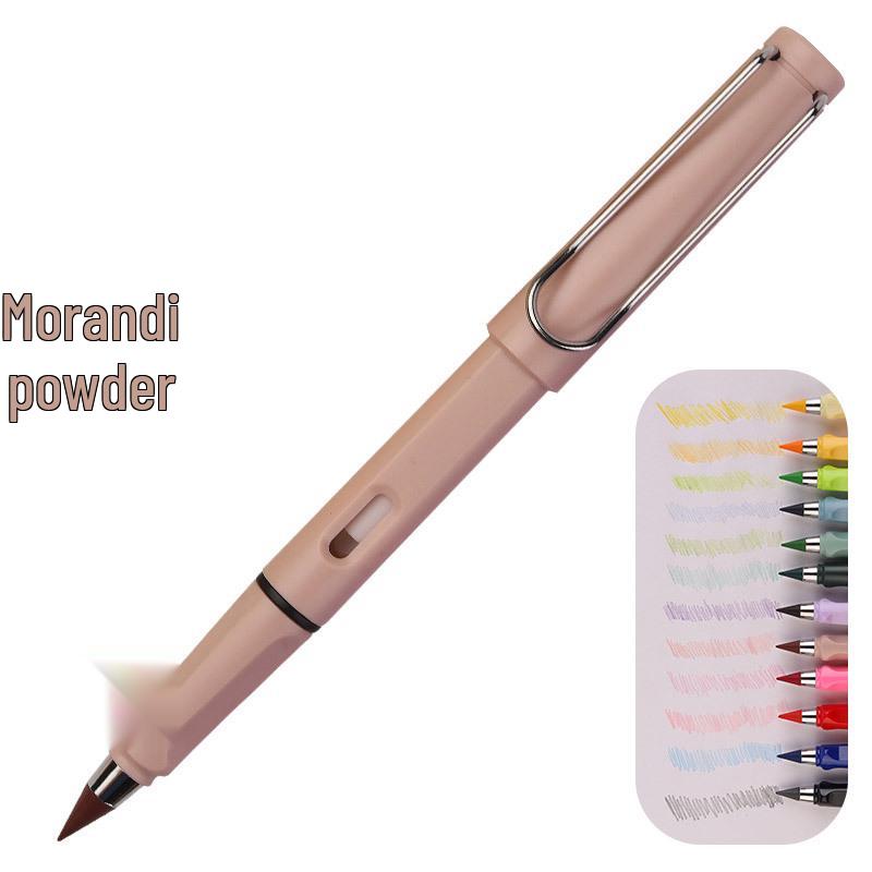 Erasable Posture Correcting Eternal Pencil - 12 Colors, No Sharpening Needed, Durable Lead, Perfect for Kids' Drawing.