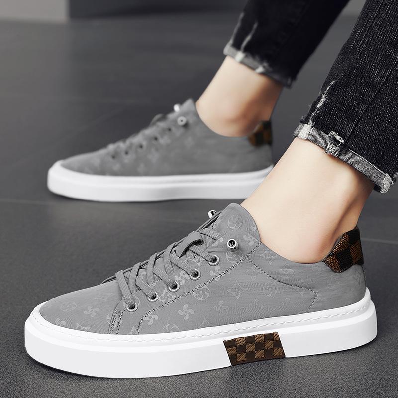 Canvas Shoes Men'S Summer Breathable Board Shoes Summer Sports One Pedal Work Casual Cloth Shoes