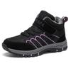 Winter Herren Stiefel Damen Wasserdicht Wildleder Warm Schnee Stiefel Herren Arbeit Freizeit Schuhe High-Top Rutschfest Knöchel Plateau Stiefel Herren Größe 48