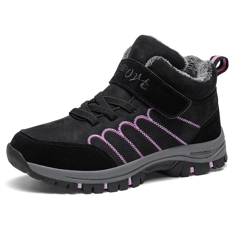 Winter Herren Stiefel Damen Wasserdicht Wildleder Warm Schnee Stiefel Herren Arbeit Freizeit Schuhe High-Top Rutschfest Knöchel Plateau Stiefel Herren Größe 48