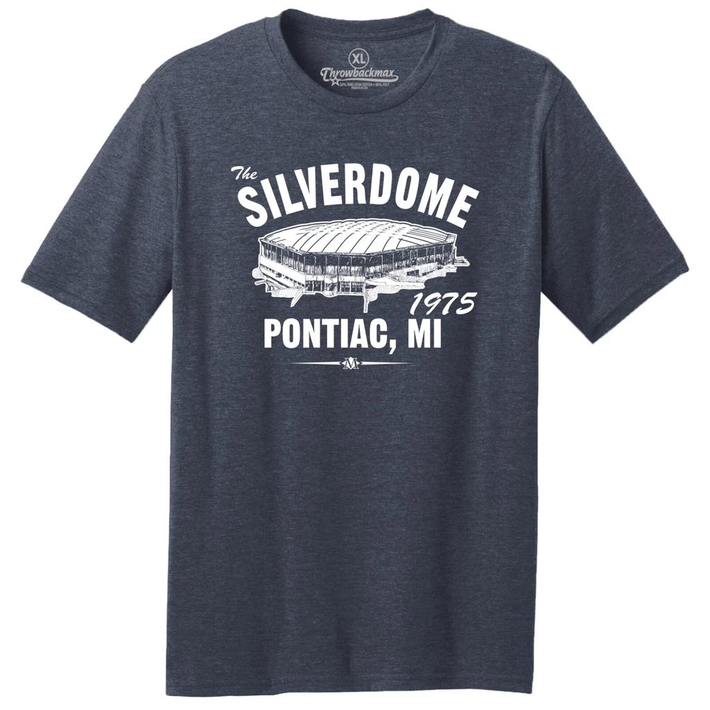 The Silverdome 1975 Football TRI-BLEND Tee Shirt - Detroit Lions