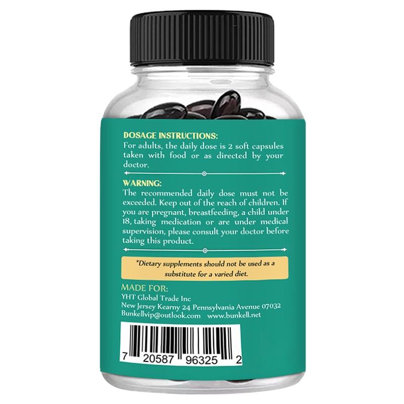 Bunkell Liposomal Fisetin Soft Capsules, Plus Quercetin, Antioxidant Support, 120 Caps
