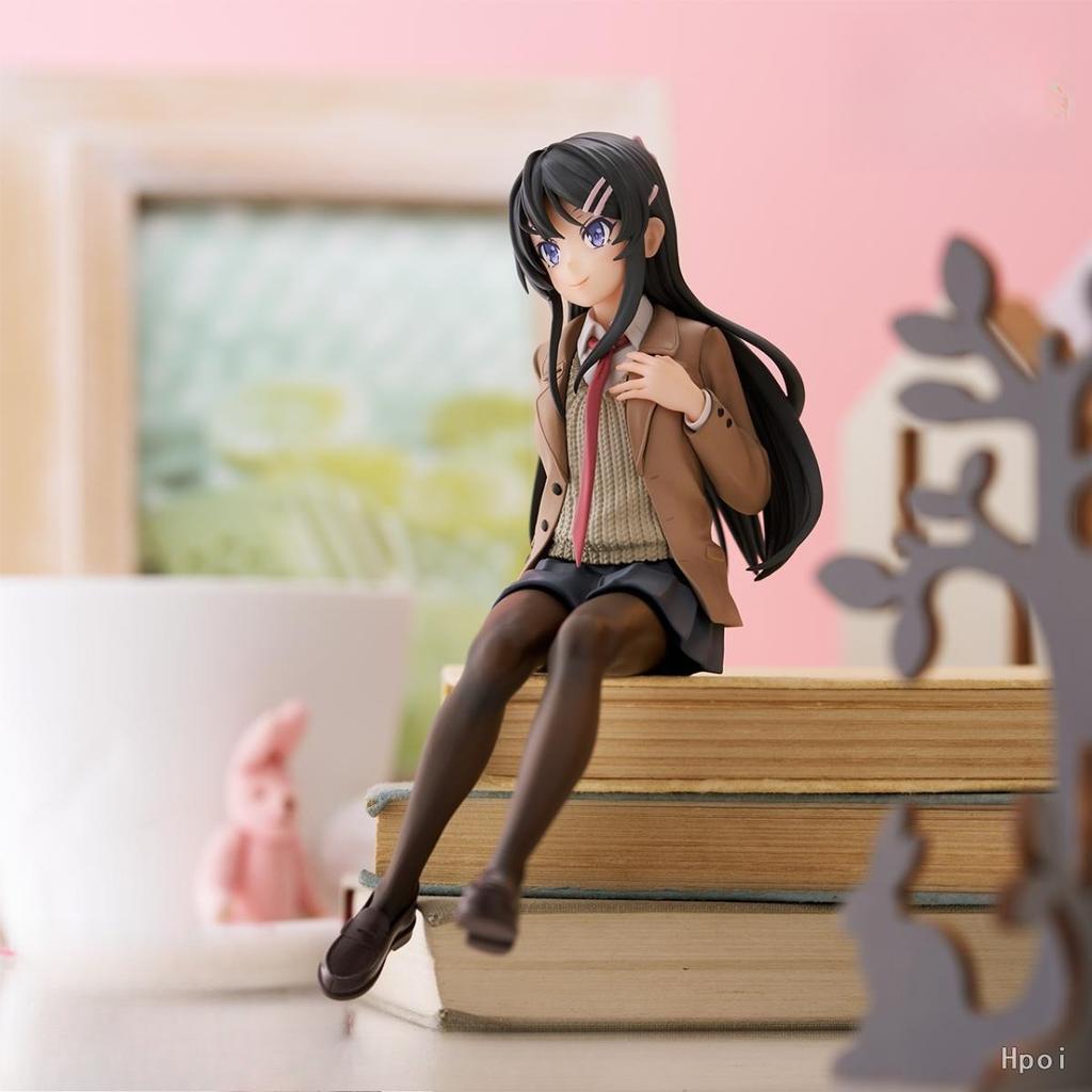 Anime Seishun Buta Yarou wa Randoseru Girl no Yume Minai Sakurajima Mai Figure Premium Chokonose Action Figure Model Toy Gift