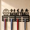 WallMounted Achievement Display Rack Slotted Medal Hanger Black Style Dzm2561