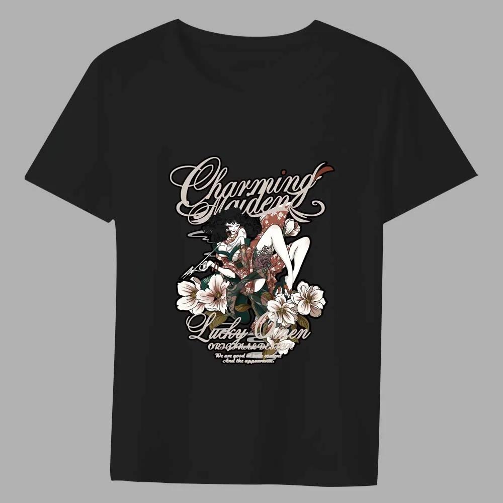 T-shirt Man's Street Trend Printing T-shirt Anime Kung Fu Warrior Series Funny Casual O-neck Youth Commuter Comfortable Soft Top