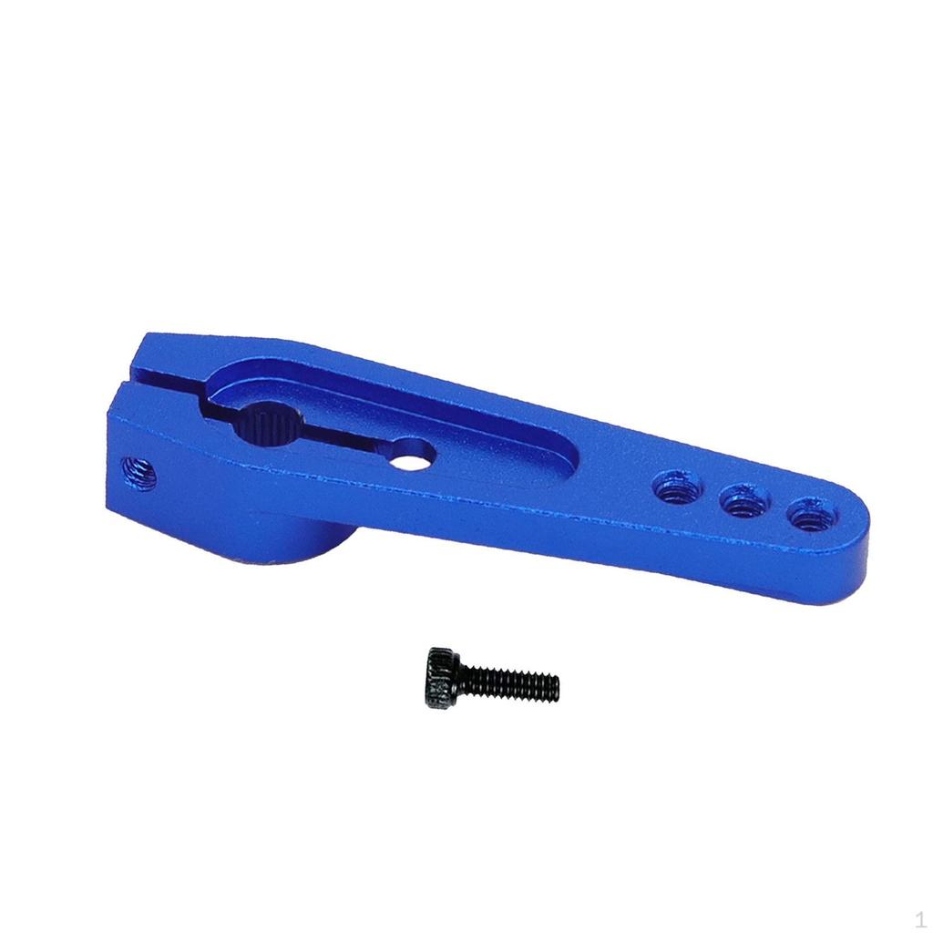 25T Aluminum Alloy Servo Long Steering Arm with Screw Metal for RC Vehicles, Cars,