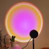 USB Powered LED Sunset Lamp Remote Control Rainbow Projector Light  Photography Props