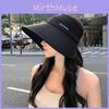 Stylish Letters Wide Brim Sun Hat Breathable Ice Silk For Summer Casual Wear