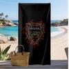 Arsenal - Telo da Spiaggia Stampato Asciugatura Rapida Morbido Portatile Grande Rettangolare Coperta da Spiaggia per Viaggio Piscina