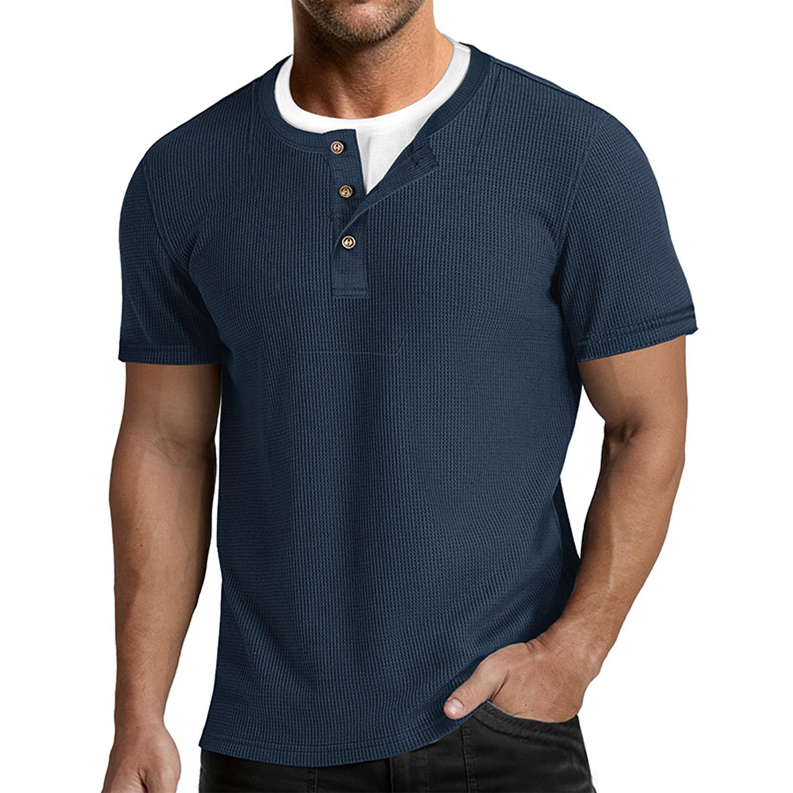 Men S Fashionable T-Shirt, Street Casual Short Sleeved Clothing XL