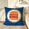 Food BBurger KKing Cushion Cover Pillow Case Antidustmite Pillowcase Silky Short Plush Sofa Cushion Cover hot