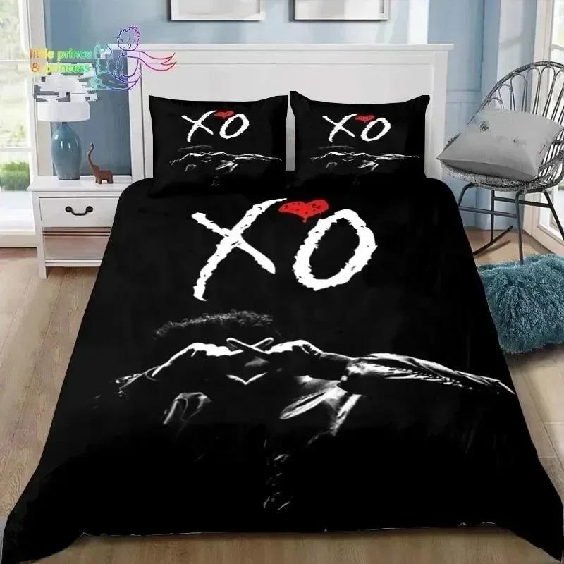 Comforter 3D Print Xo The Weeknd Bedding Set Single Twin Full Queen King Size Bed Set Adult Kid Bedroom Bedding Gift