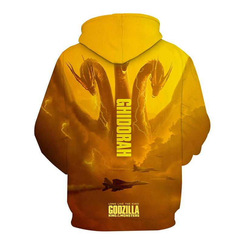Luxurious New Godzilla King Of The Monsters 3d Print Hoodie For Men And Women