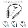 Bluetooth-compatible 5.3 Sports Headphones with LED Display Noise Cancelling Mic,Comfortable Magnetic Neckband Headphone