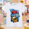 Camiseta de Malla Transpirable de Secado Rápido de Rayo McQueen para Niños Manga Corta Perfecta para Fans de los Coches Días Divertidos de Verano al Aire Libre