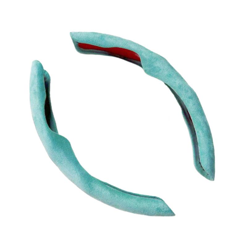 Suede Steering Wheel Cover for HONDA Accord Brio Civic CRV HRV Fit Jazz N-Box Odyssey Pilot - Non-Slip Sweat-Absorbent