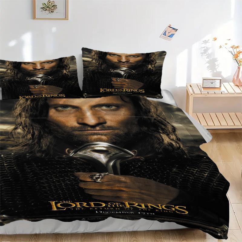Aragorn'S Return Ringbearer Print 3Pcs Bedding Setduvet Cover With 2 Bedropillowcase Home Birthday Gift