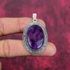 Amethyst Pendant Gemstone Jewelry, 925 Solid Sterling Silver Pendant, Gift For Women Handmade Pendant