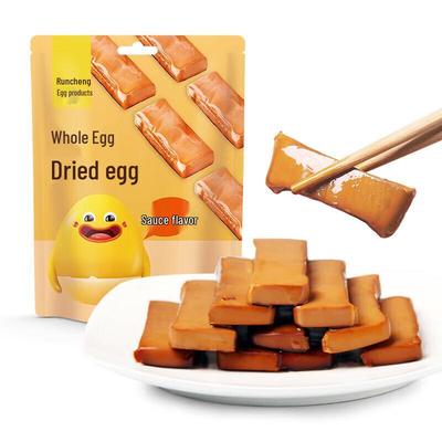 Rùnchéng Sojasauce Getrockneter Ei-Snack (4x100g)