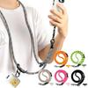10MM Mobile Lanyard Adjustable Universal Phone Case for IPhone 16 15 14 13 12 11 Pro Max Plus 16Pro Crossbody Neck Strap Cover