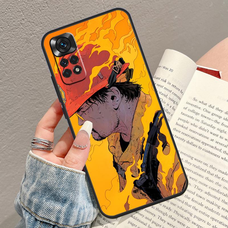 Firefighter Heroes Fireman Phone Case For Xiaomi Redmi Note 14 13 12 9 10 11 15 Pro Plus 13C 10C 12C 14C 15C Cover