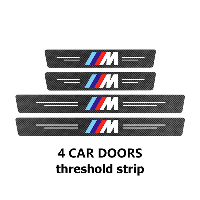 

Car Door Carbon Fiber Sill Anti Scratch Protect Strip Sticker For BMW M 1 3 4 5 6 7 Series X1 X3 X4 X5 G20 G38 F48 E36 E39