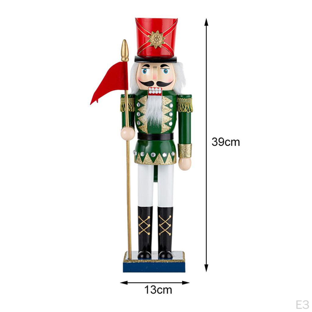 15'' Christmas Nutcracker Soldier Puppet for Tabletop Party Decoration
