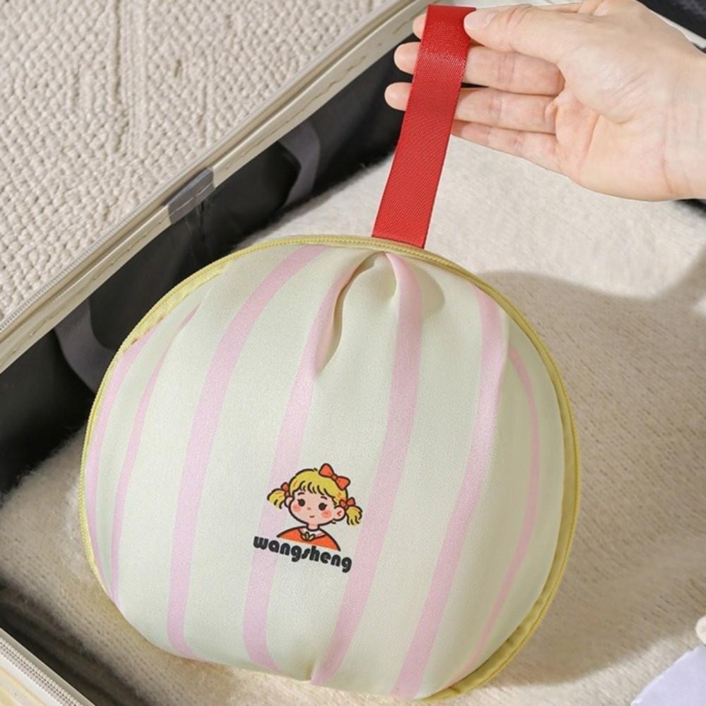 Multi-purpose Underwear Socks Storage Bag Elliptical Stereoscopic Makeup Bag Bra Storage Bag  Gifts