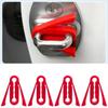 4Pcs Universal Car Door Lock Protector Pads Thickened Silicone Anti-Collision Door Lock Sleeve Noise Reduction Cushion Bumper Cover