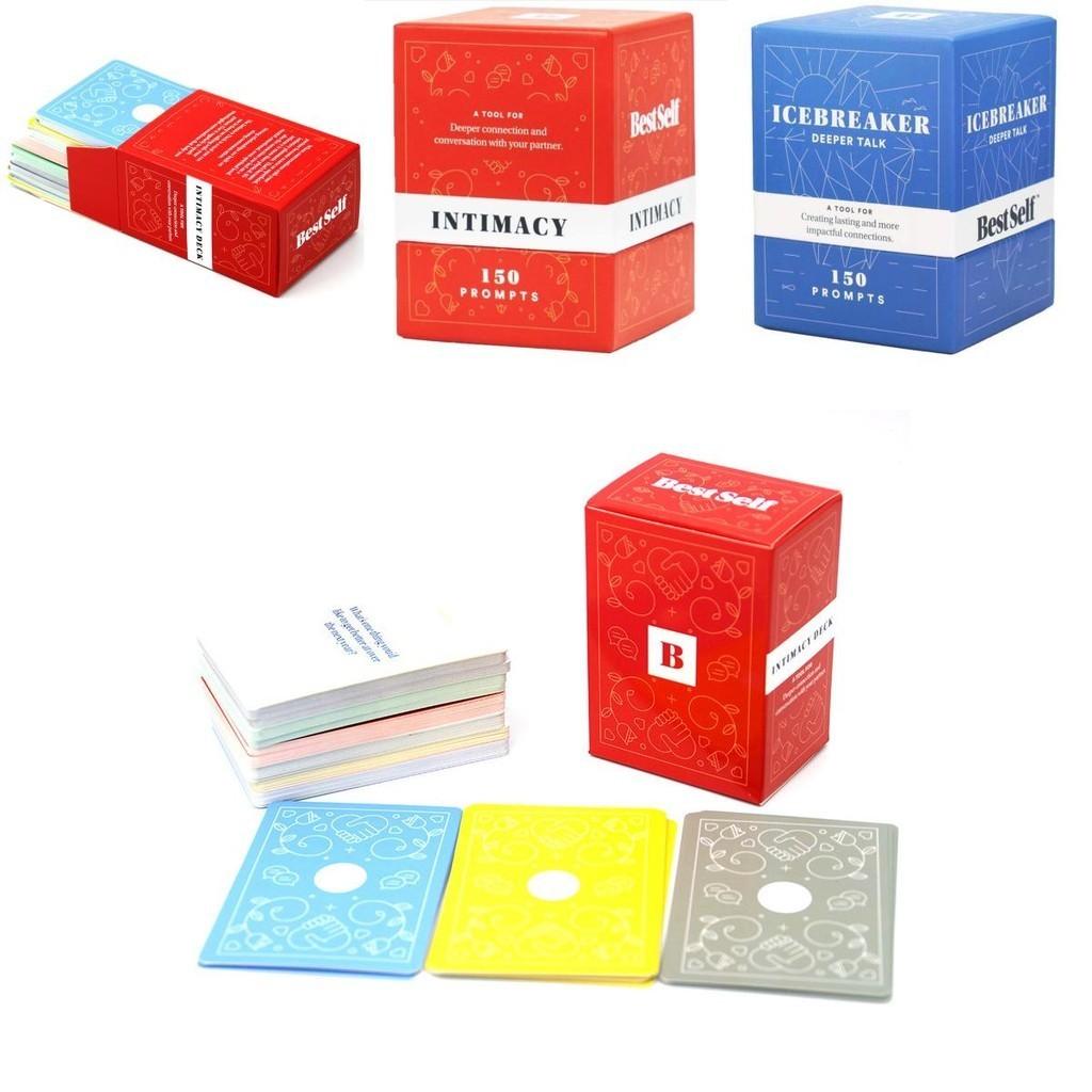 Beleben Sie Ihre Beziehung mit dem Bestself Intimacy Deck 150-Karten-Brettspiel