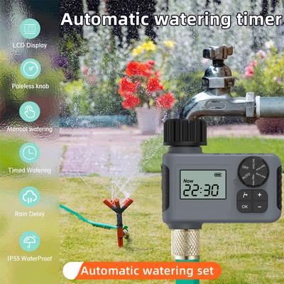 Single Channel Irrigation Water Timer LCD Display Watering Controller Automatic Programmable Sprinkler Timer for Garden Lawn