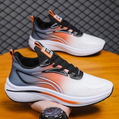 2024 New Summer Men's Shoes Breathable Mesh Low-top Fashion Sports Shoes Men's Casual Shoes Soft-soled Running Shoes