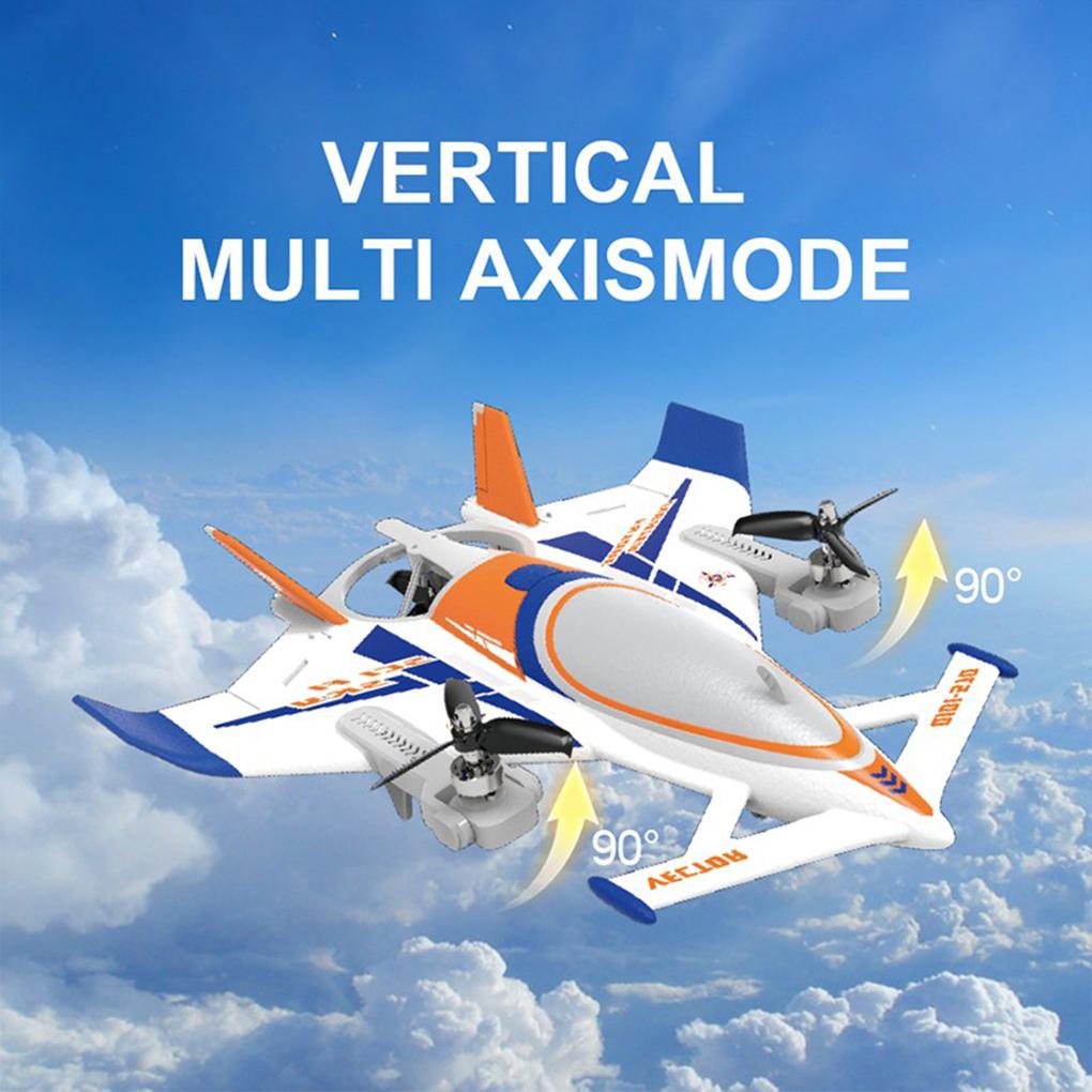 2.4G Remote Control Aircraft QIDI570 Brushless Motor 3-Axis Vector Aircraft 8-Channel Fixed-Wing Aircraft Model Children'S Toy