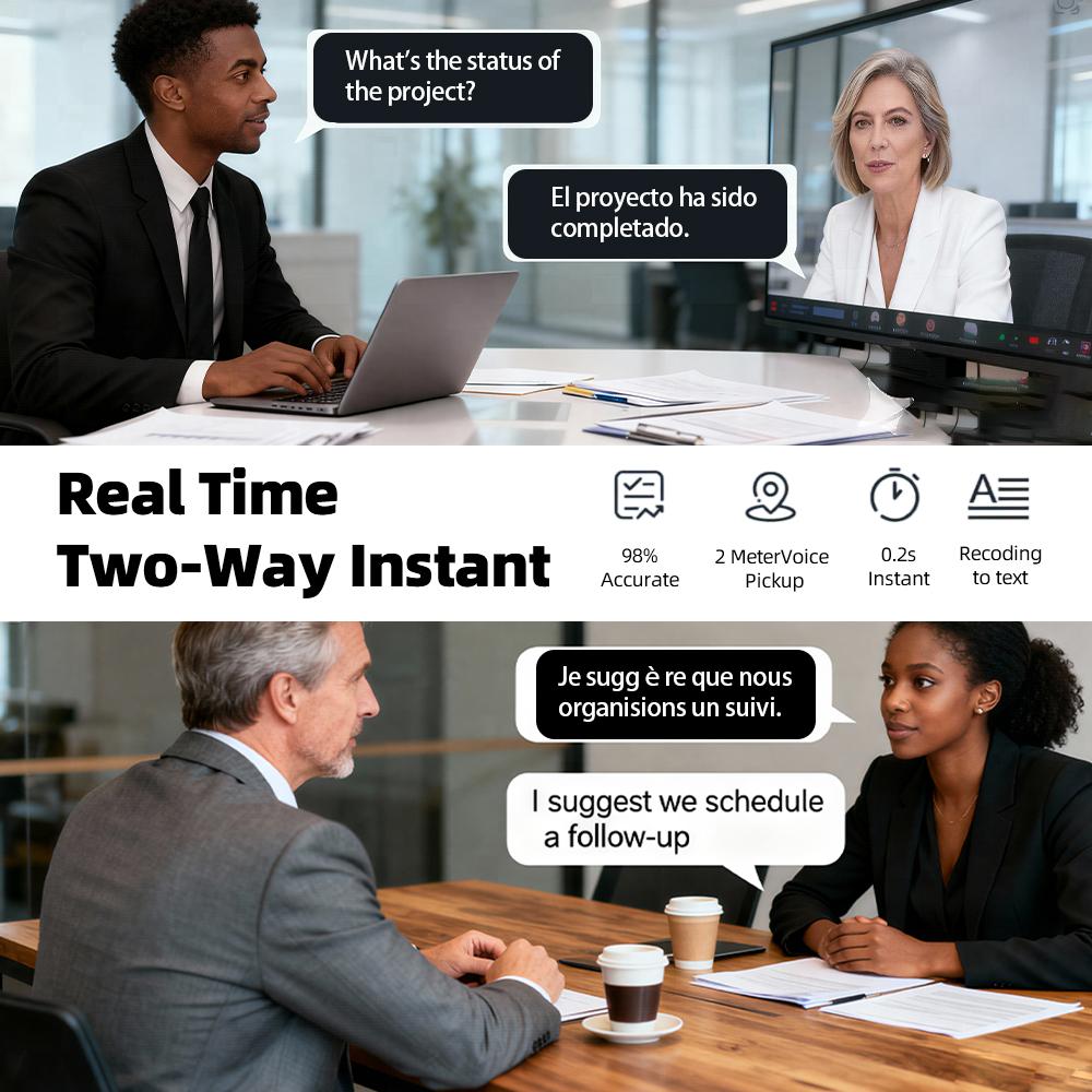 Portable T27 160 Languages Translator Device 4G Sim 2+16GB Voice Photo Translate AI Real Time Online Offline Translation for Travel Globally Universal