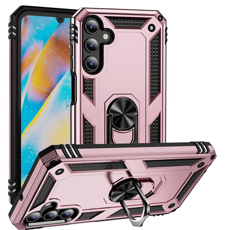 Applicable To Samsung A57 Military Armor Mobile Phone Case A37 All-inclusive A17 Bracket A07/A56 Anti-drop A36 Set A16