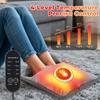 Versatile Winter Electric Foot Heating Pad USB Charging Soft Plush Washable Warmer Mat