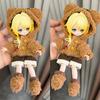 A Set Of 30Cm Doll'S Clothes Furry Cute Winter Outfit Suit For 1/6 Doll Accessories Dress Up Toy For Children