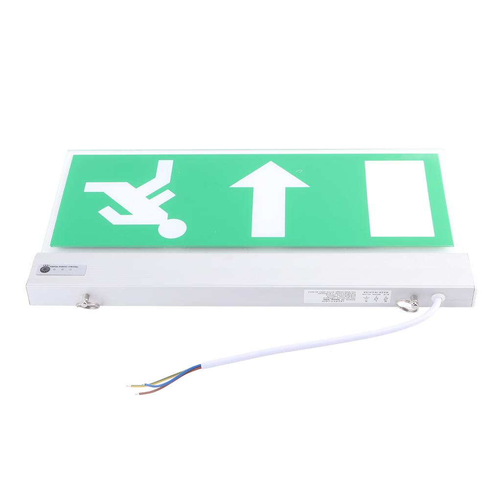 Acrylic LED Emergency Exit Lighting Sign Safety Evacuation Indicator Light 110‑220V