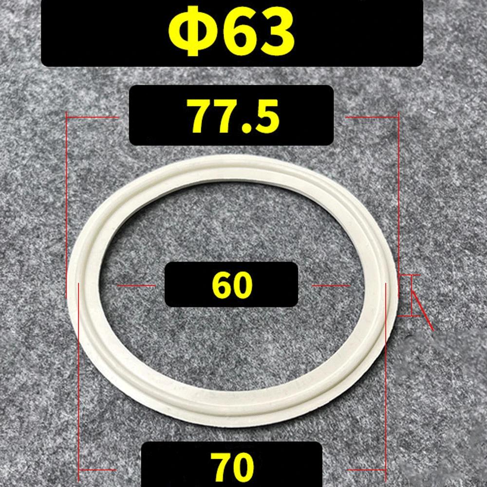 White EPDM 38 51 63 76 89 102-219mm 1.5" -8" Tri Clamp Seal Gasket Acid and Alkali Resistant