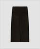 Deolil Frost Wool Long Skirt_Brown
